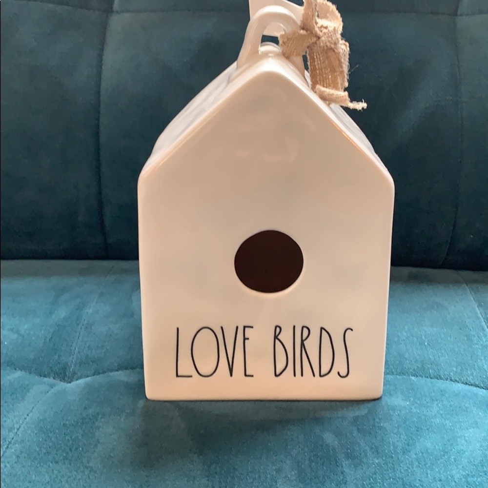 Rae Dunn Love Birds Birdhouse, NWT - Picture 4 of 11